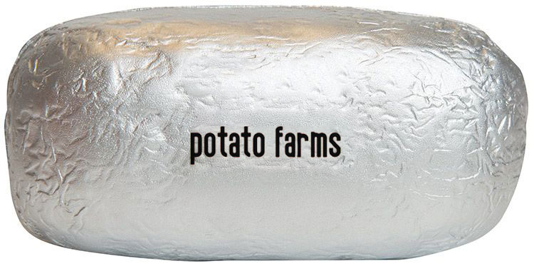 Potato Stress Reliever in Foil
